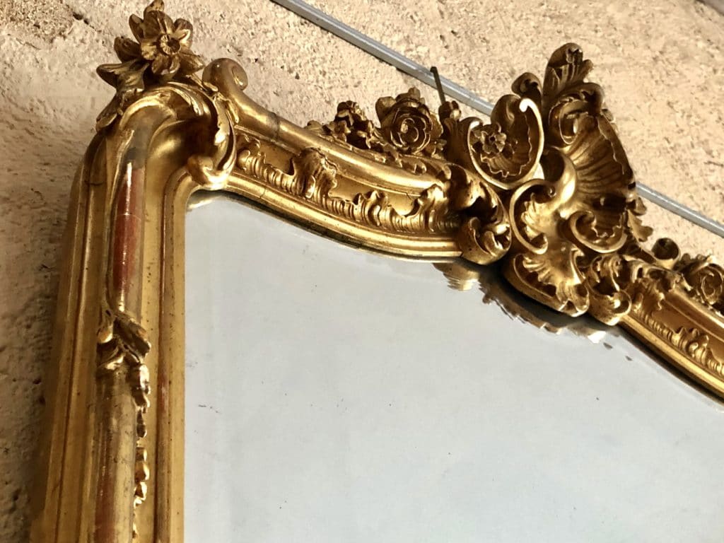 Miroir De Style Louis Xv Xixe Si Cle