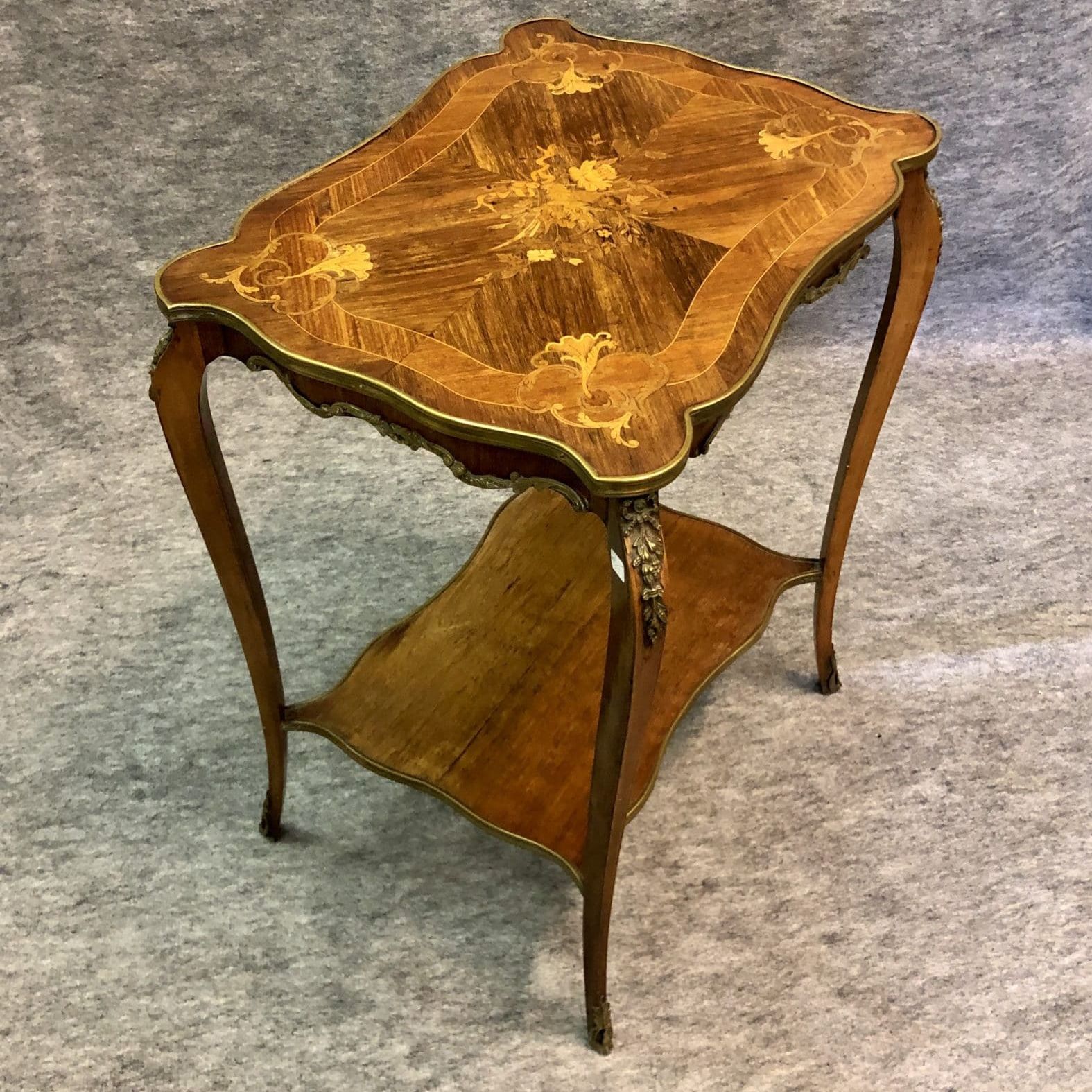 Louis XV style side table, 19th century