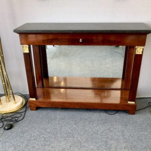 Console Empire en acajou, XIXe siècle