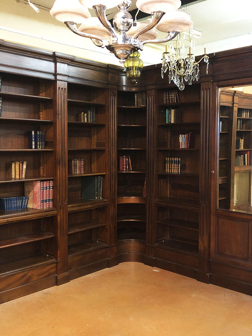 Mahogany Bookcase, 20th Century