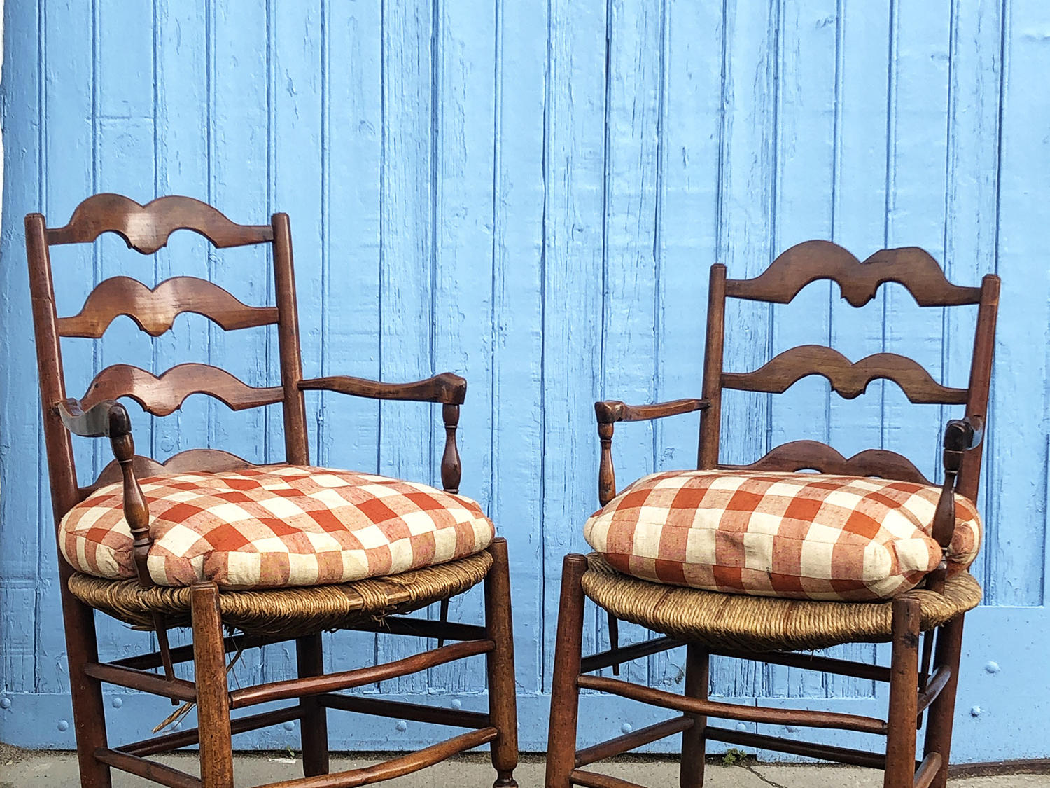 Paire de fauteuils provençaux, fin XVIIIe / début XIXe siècle