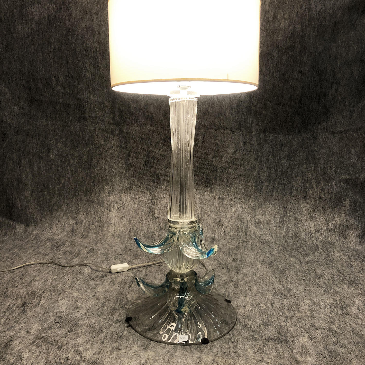 Murano Glass Lamp, 20th Century