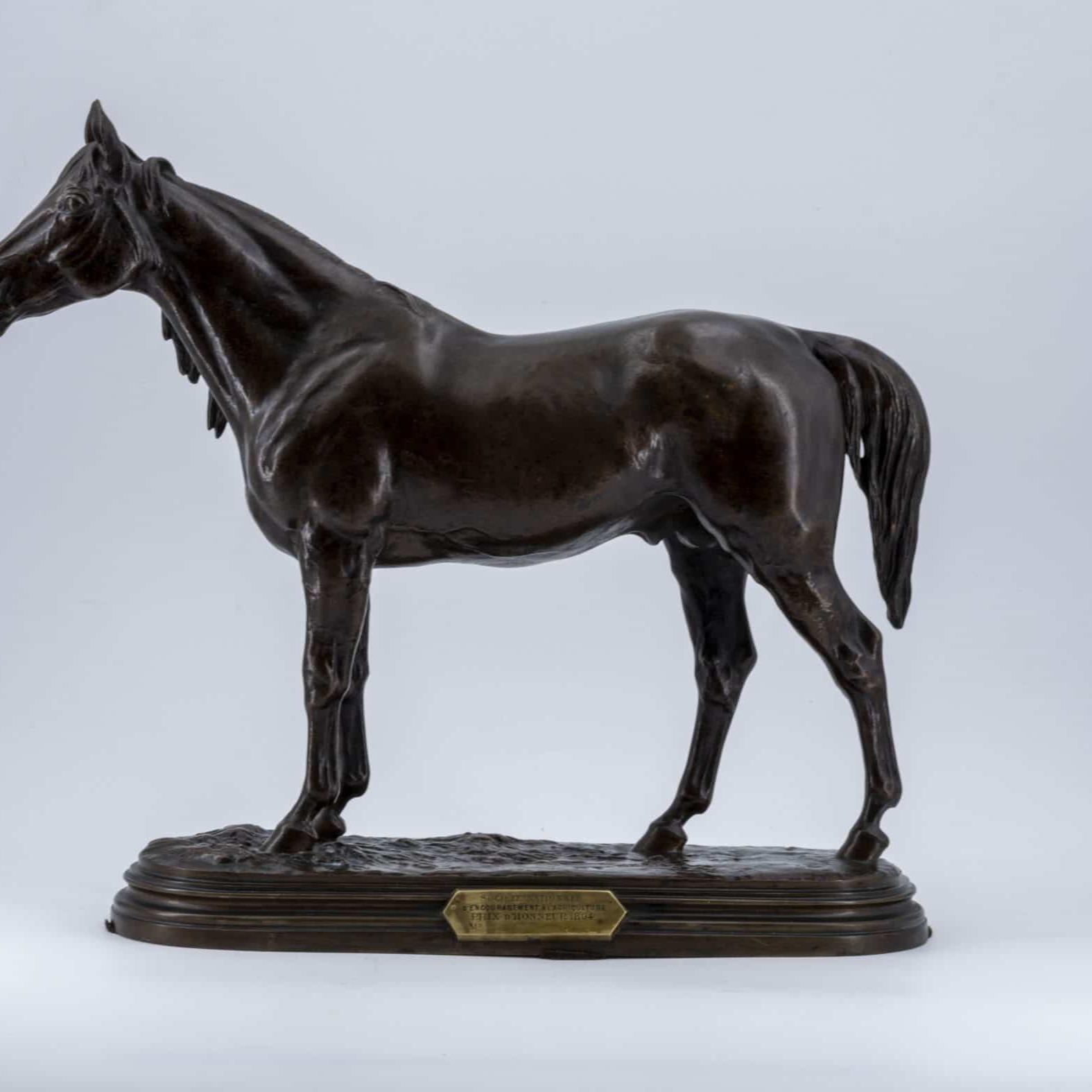 Competition Horse. Bronze by Isodore Bonheur (1827 - 1901)