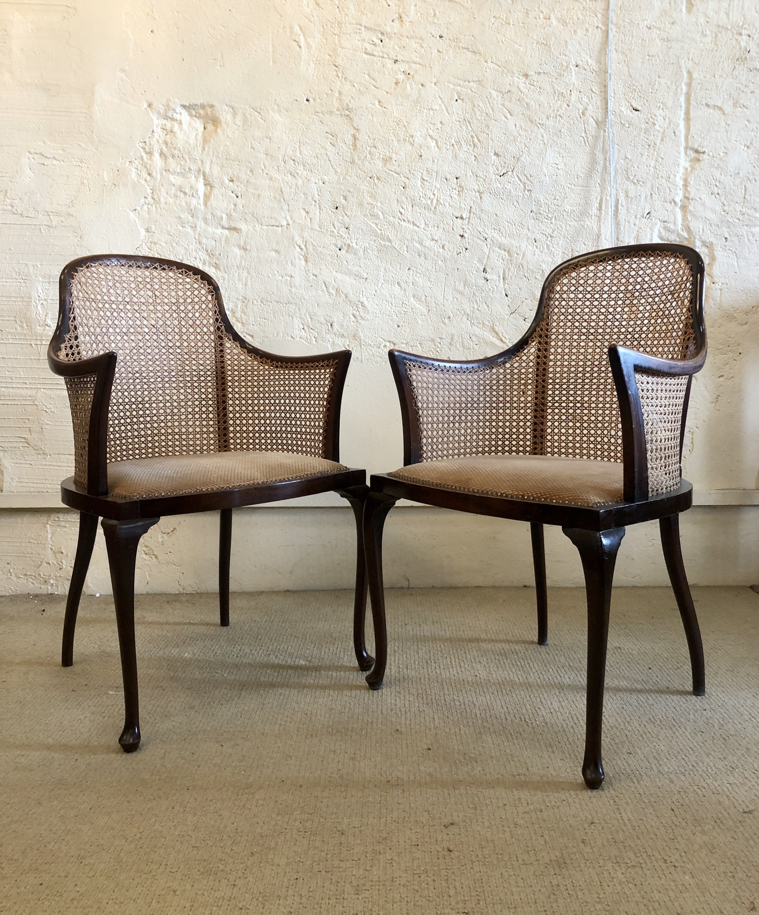 Paire de fauteuils Regency. Angleterre, XIXe siècle