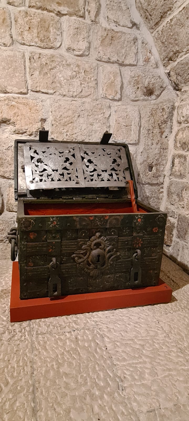 Nuremberg chest, XVIIth century, now on display at the Dubrovnick Rector's Palace in Croatia