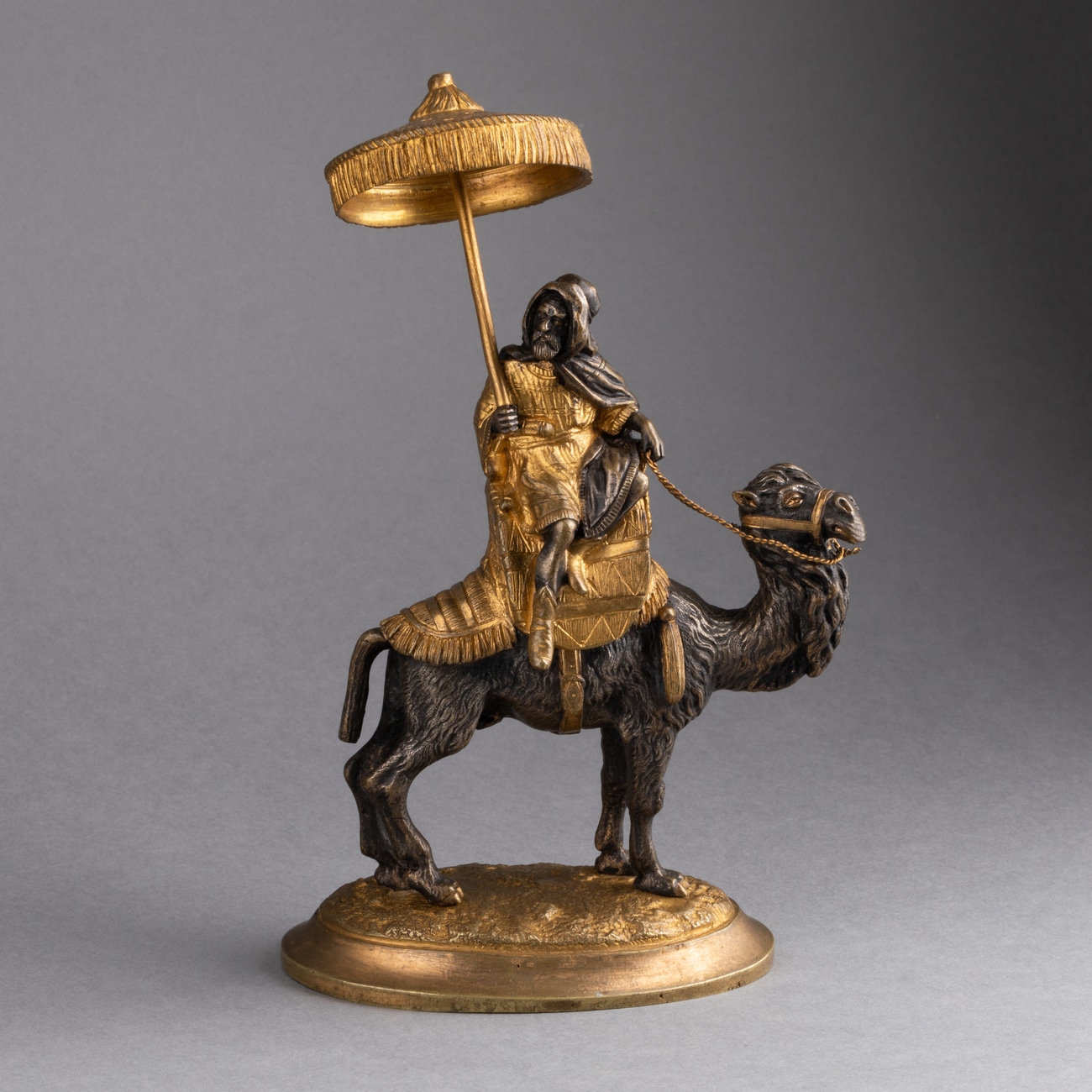 Le méhariste. Bronze de Vienne, début du XXe siècle