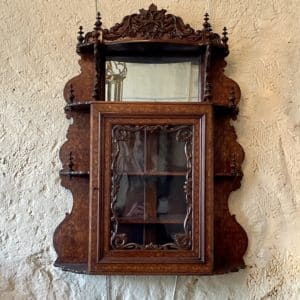 Vitrine murale Napoléon III, vers 1860