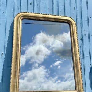 Miroir en bois doré style Napoleon III, XIXe siècle