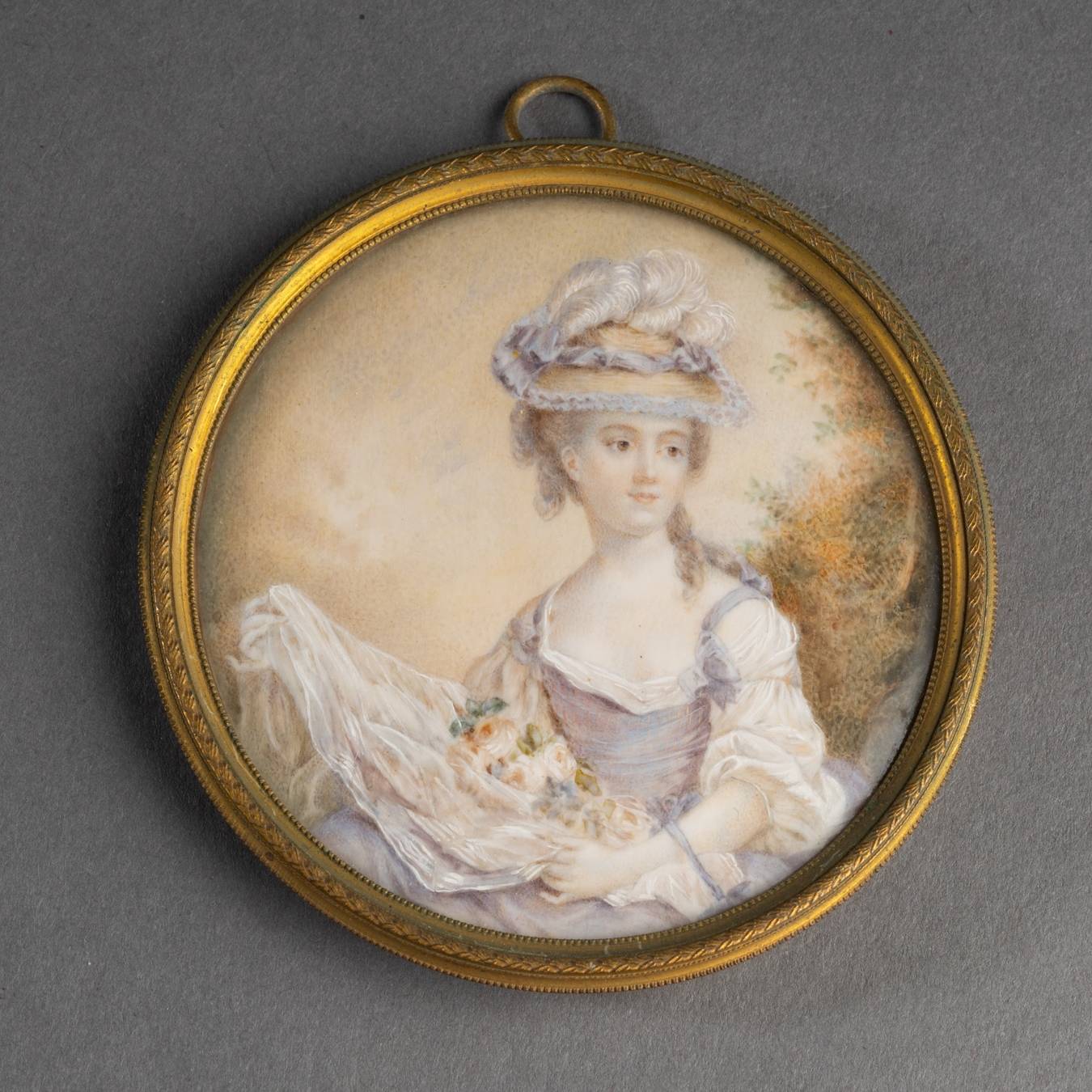 Miniature romantique, XIXe siècle