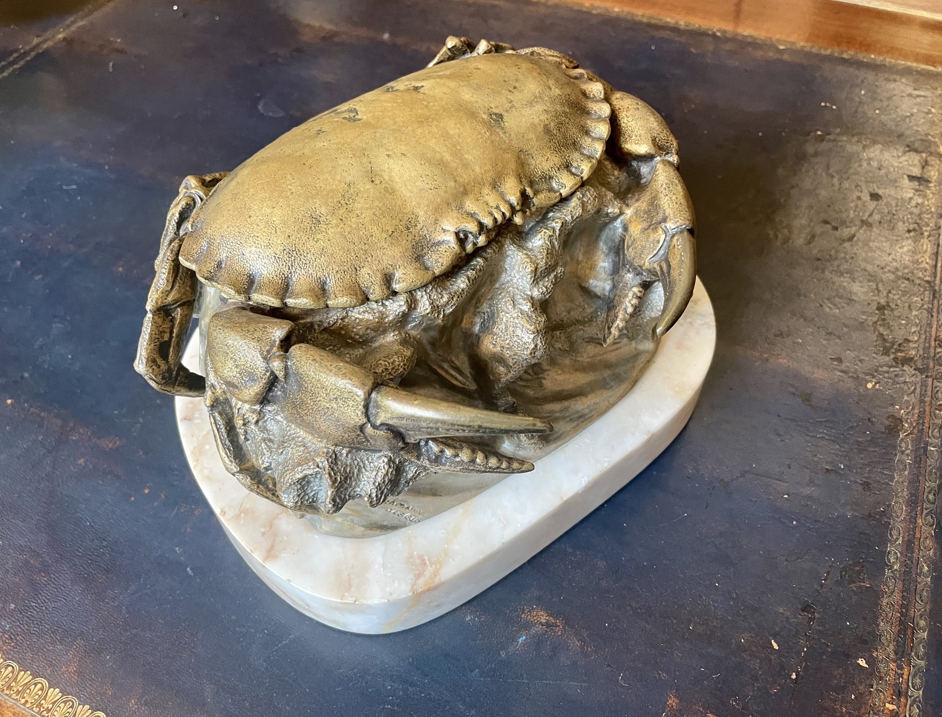 Boîte à forme de crabe, Henri Rischmann, XXe siècle