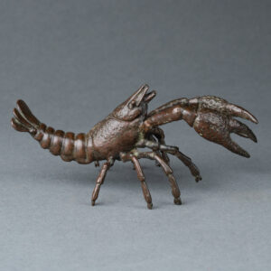 Écrevisse en bronze, Japon, XIXe siècle
