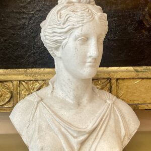 Buste en plâtre, style antique, fin XIXe siècle