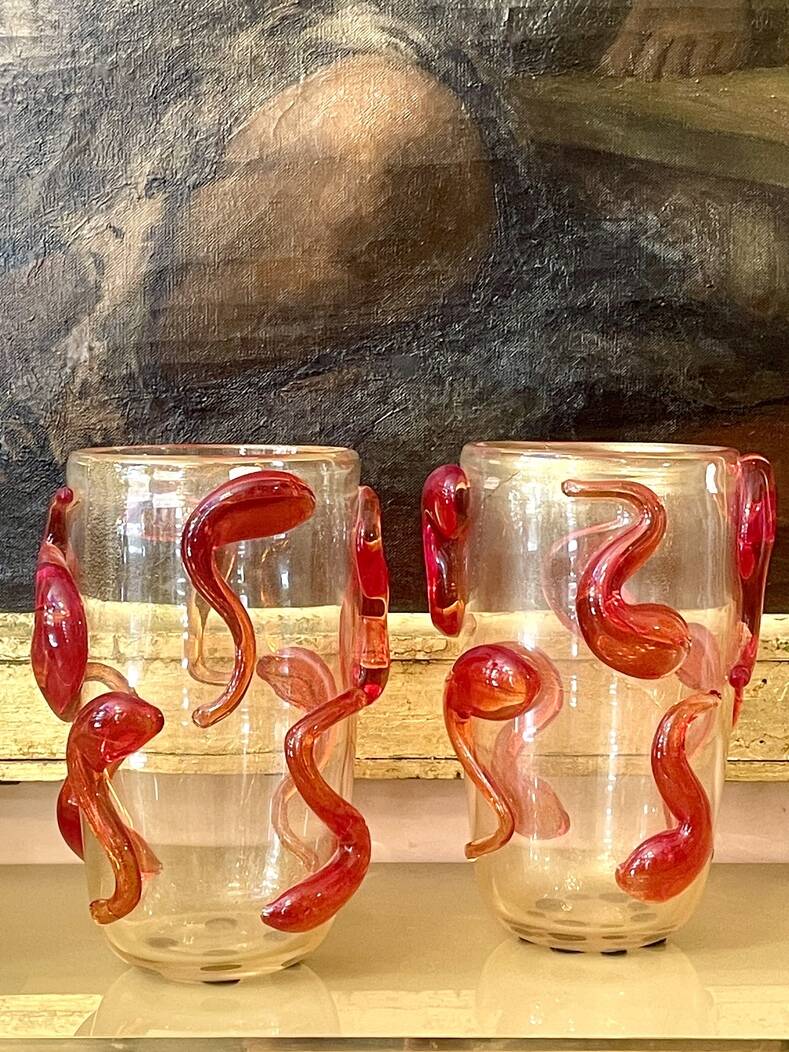 Paire de vases signés Sergio Costantini, XXe siècle