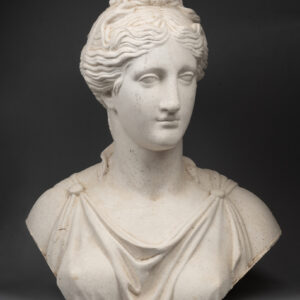 Buste en plâtre, style antique, fin XIXe siècle