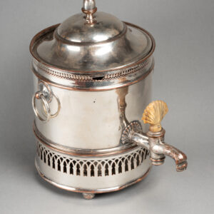 Chauffe Œuf (Egg Coddler / Egg Boiler) en Métal Argenté, début XXe siècle