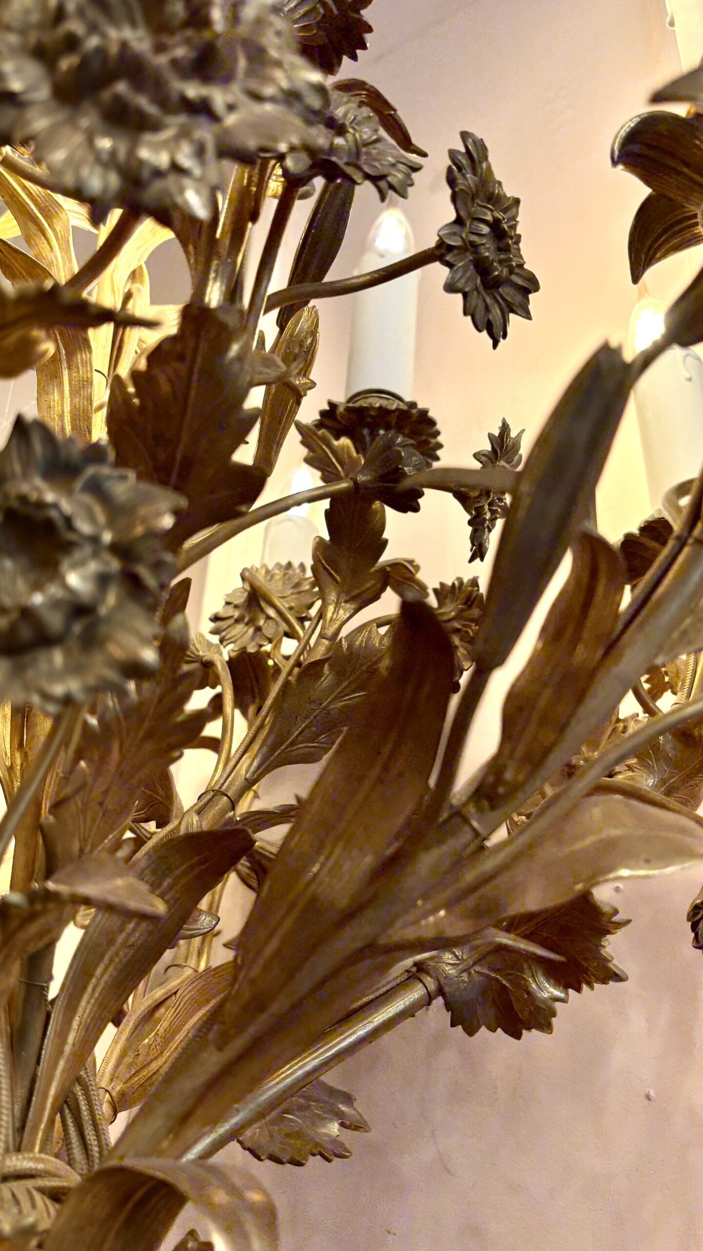 Grande lampe vase aux sirènes, XIXe siècle