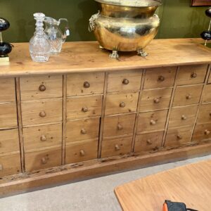 Antique Workbench and Counter, First Half of the 20th Century