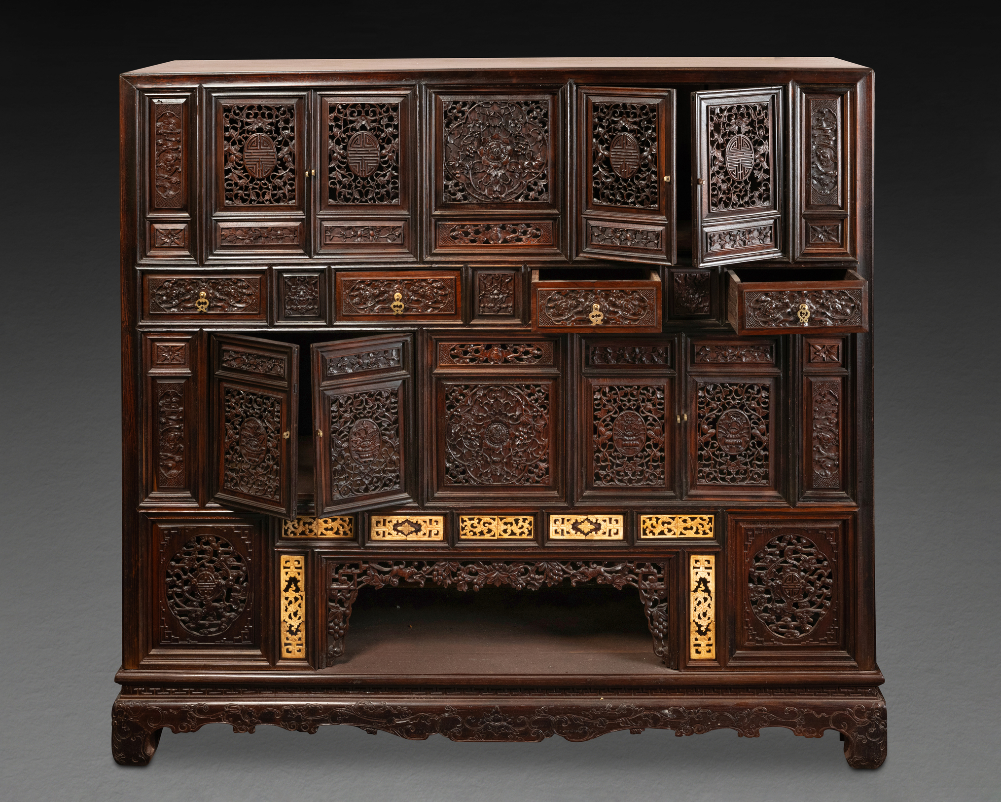 Chinese or Indochinese Cabinet, 19th Century
