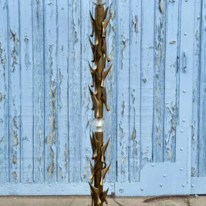 Brass and Murano Glass Floor Lamp, 20th Century