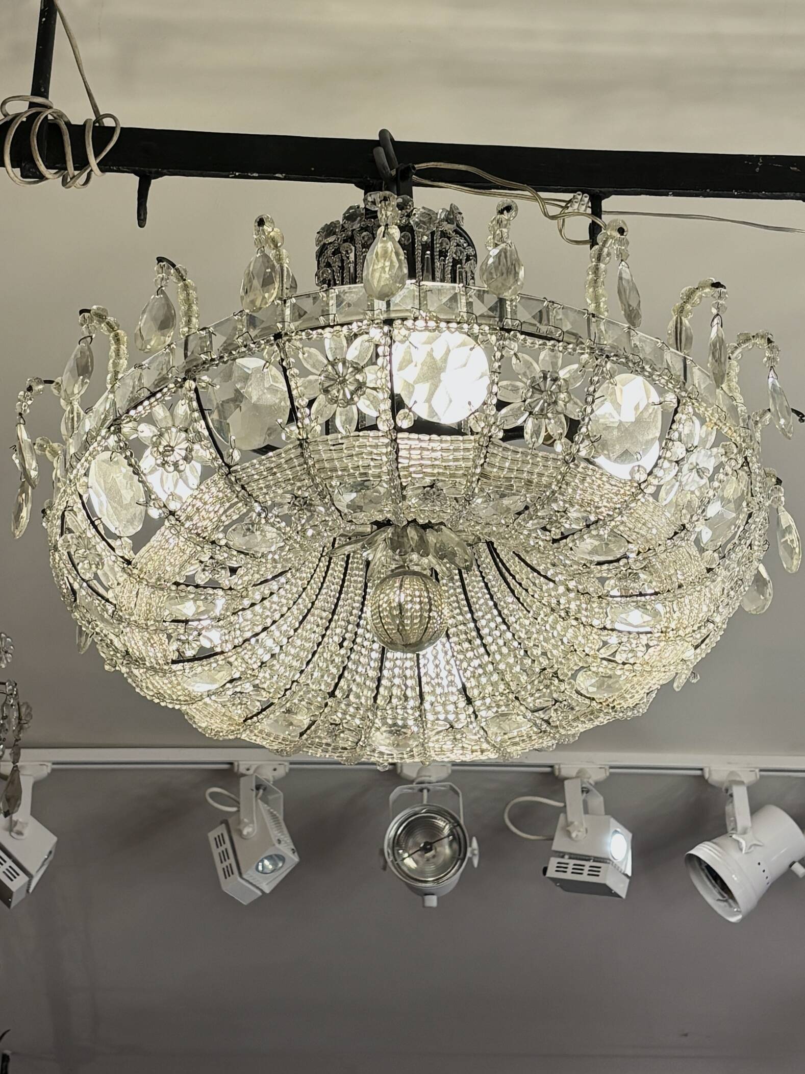 Belle Époque Baccarat Crystal Chandelier, Late 19th Century