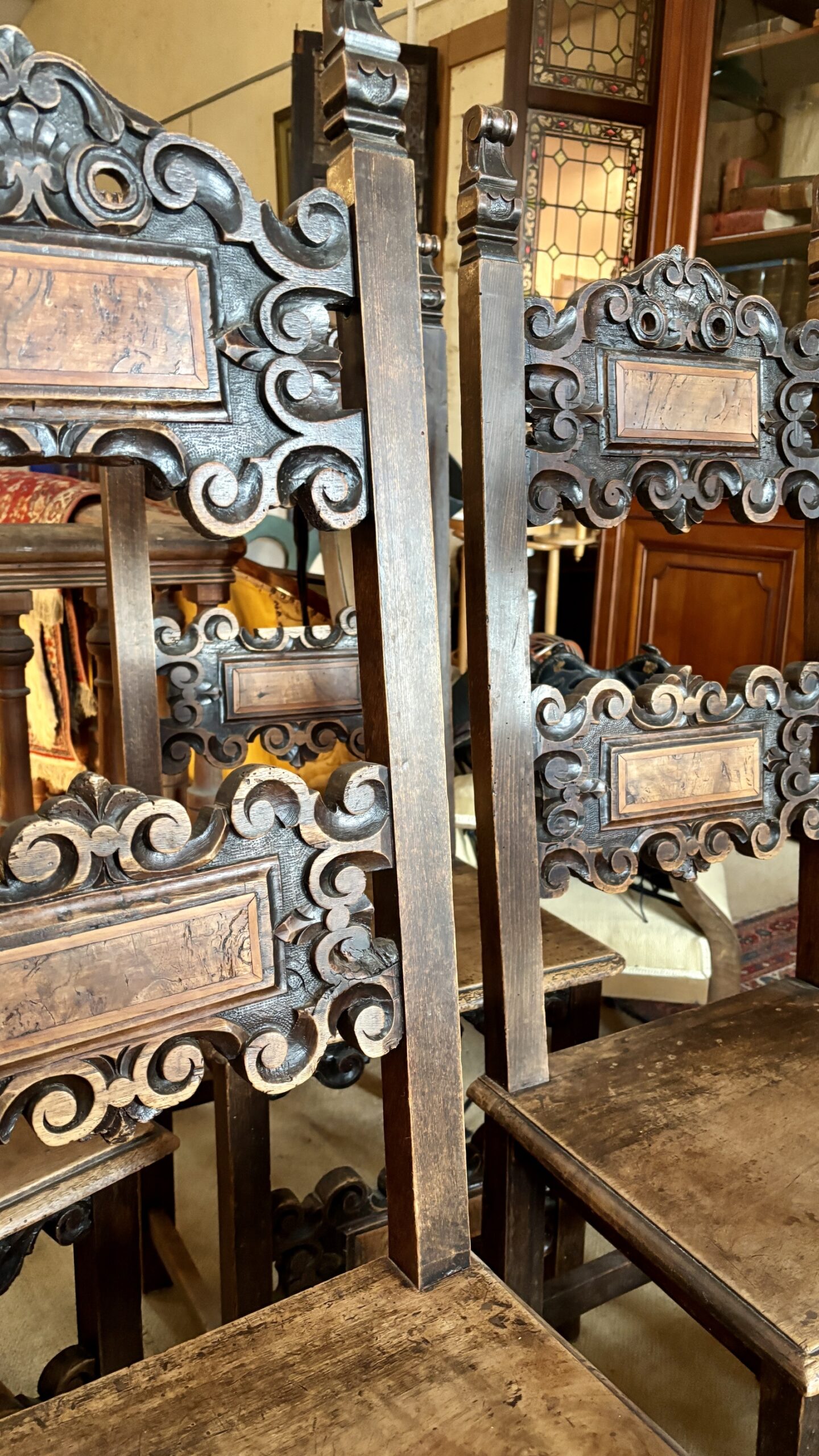 Suite de six (6) chaises, fin XIXe siècle