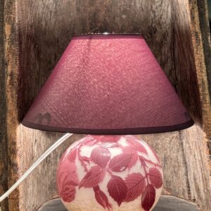 Pied de lampe Art Nouveau signé André Adelatte, XXe siècle