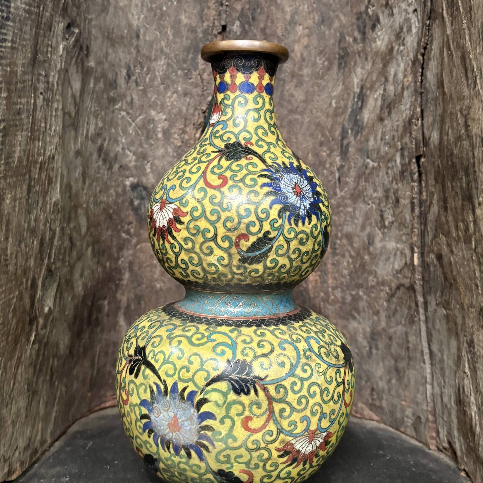 Vase en émaux cloisonnés, Chine, XIXe siècle