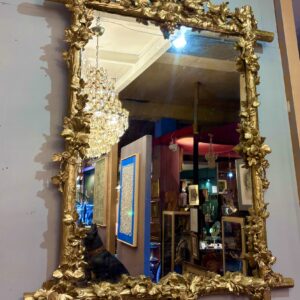 Miroir doré, style Louis XVI, XIXe siècle