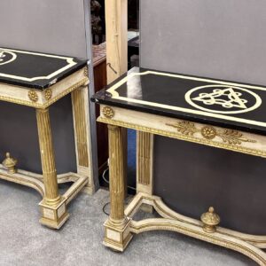 Pair of Console Tables, Early 20th Century