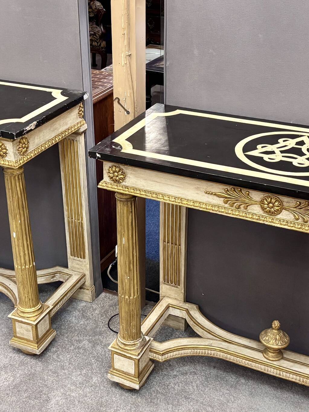 Paire de consoles, début XXe siècle