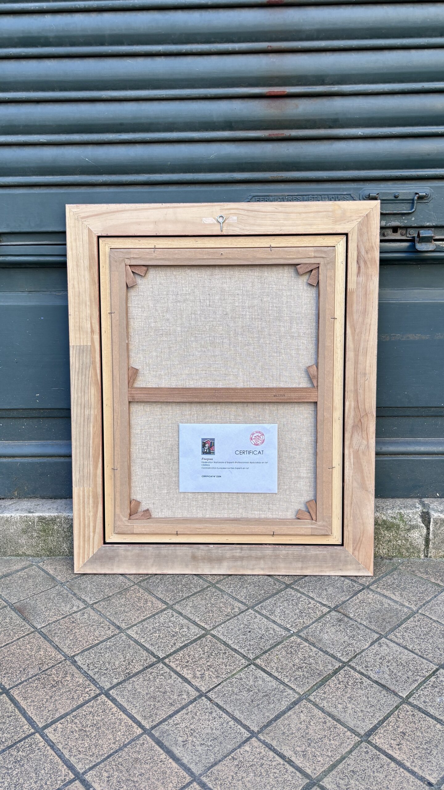 Jean-Luc Beaufils (né en 1953), Paysage au sapin, technique mixte