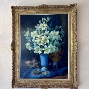 Georges Jessen (1893-1963), Bouquet of Lilies, Oil on Canvas, Undated
