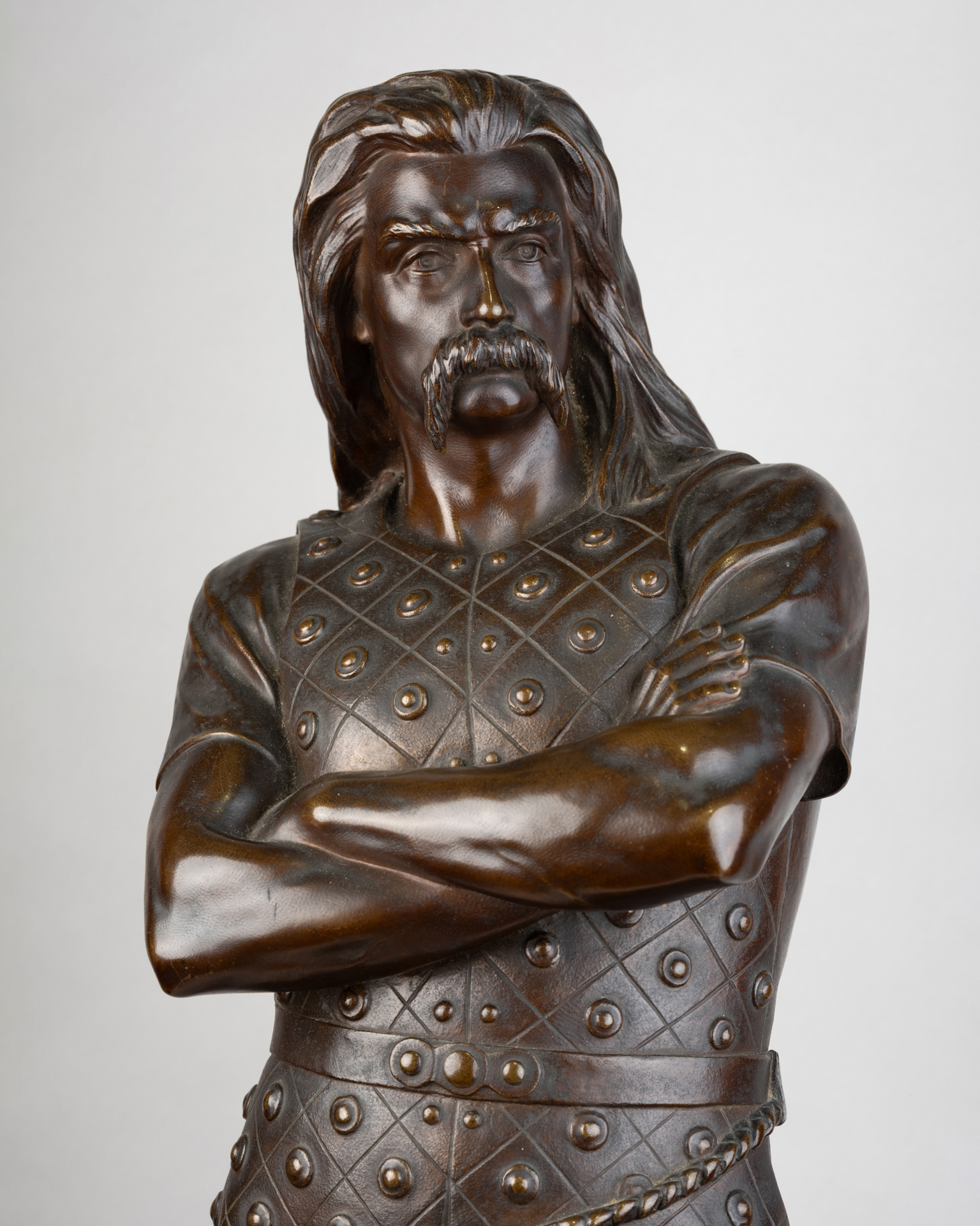 François Auguste Hippolyte Peyrol (1856–1929), Viking. Bronze, Late 19th Century.