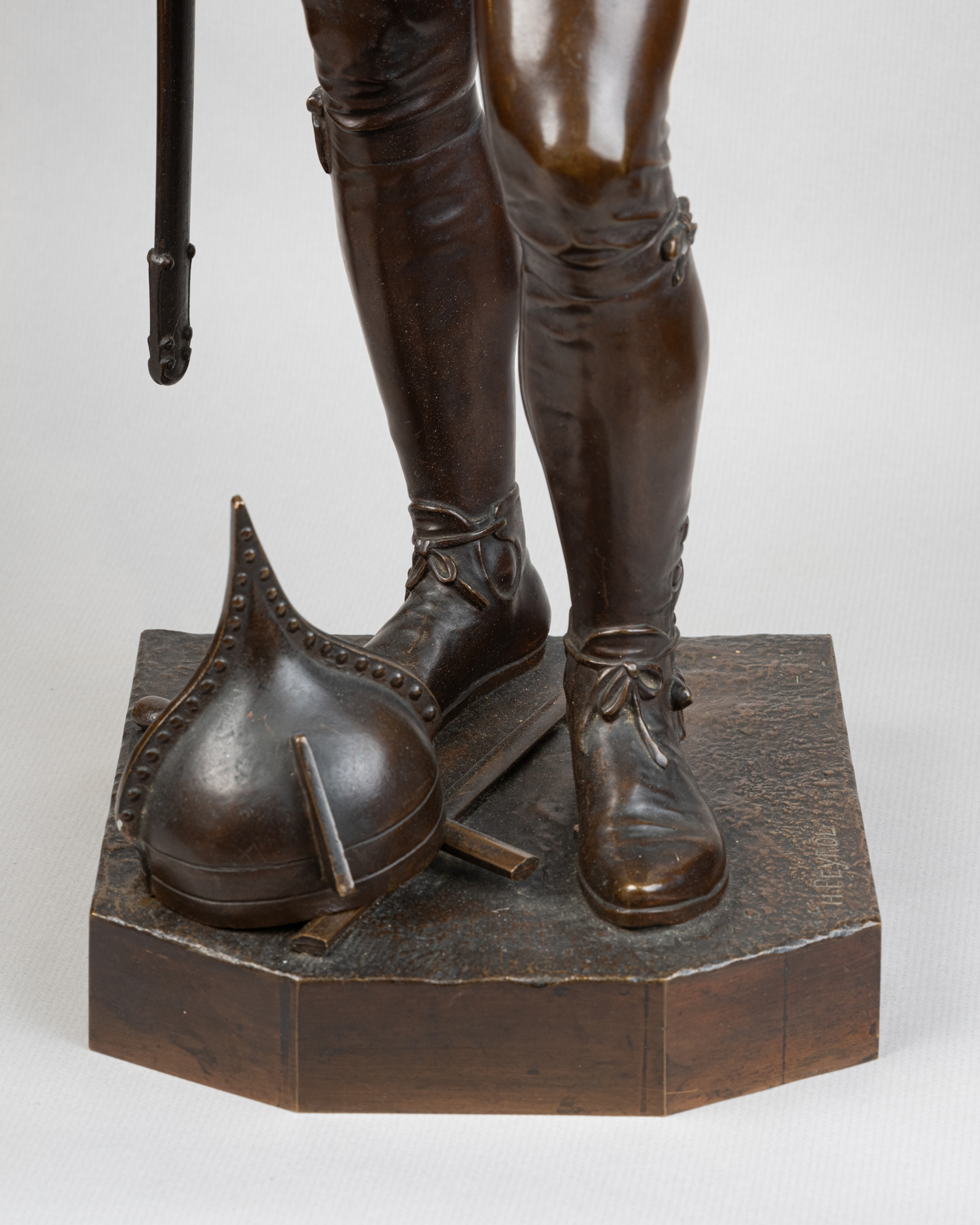 François Auguste Hippolyte Peyrol (1856–1929), Viking. Bronze, Late 19th Century.