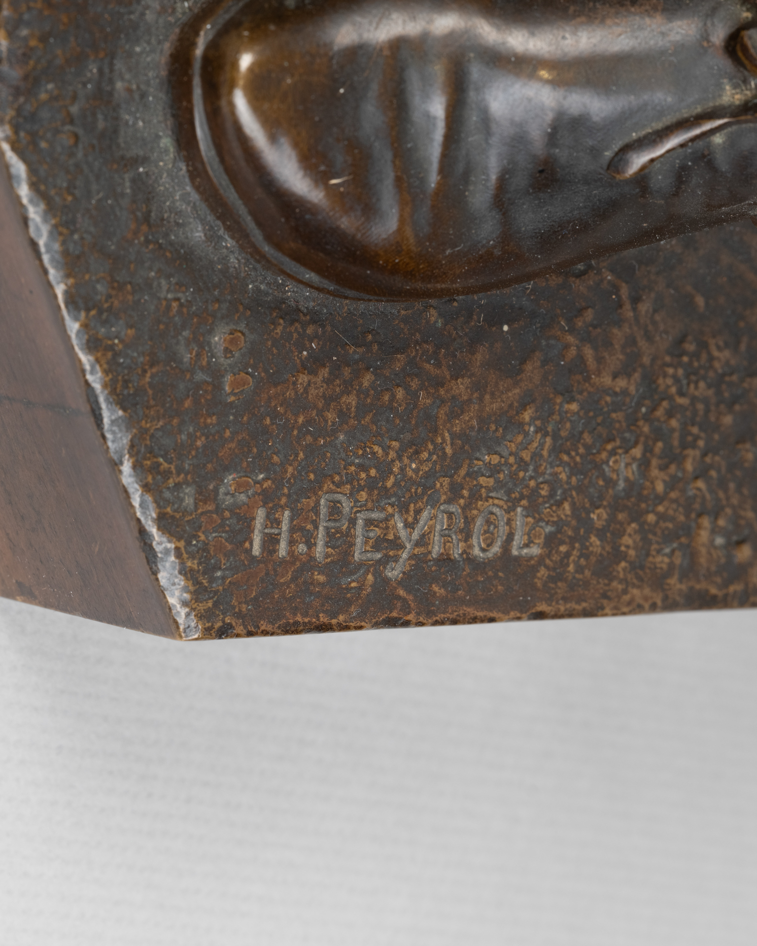 François Auguste Hippolyte Peyrol (1856–1929), Viking. Bronze, Late 19th Century.