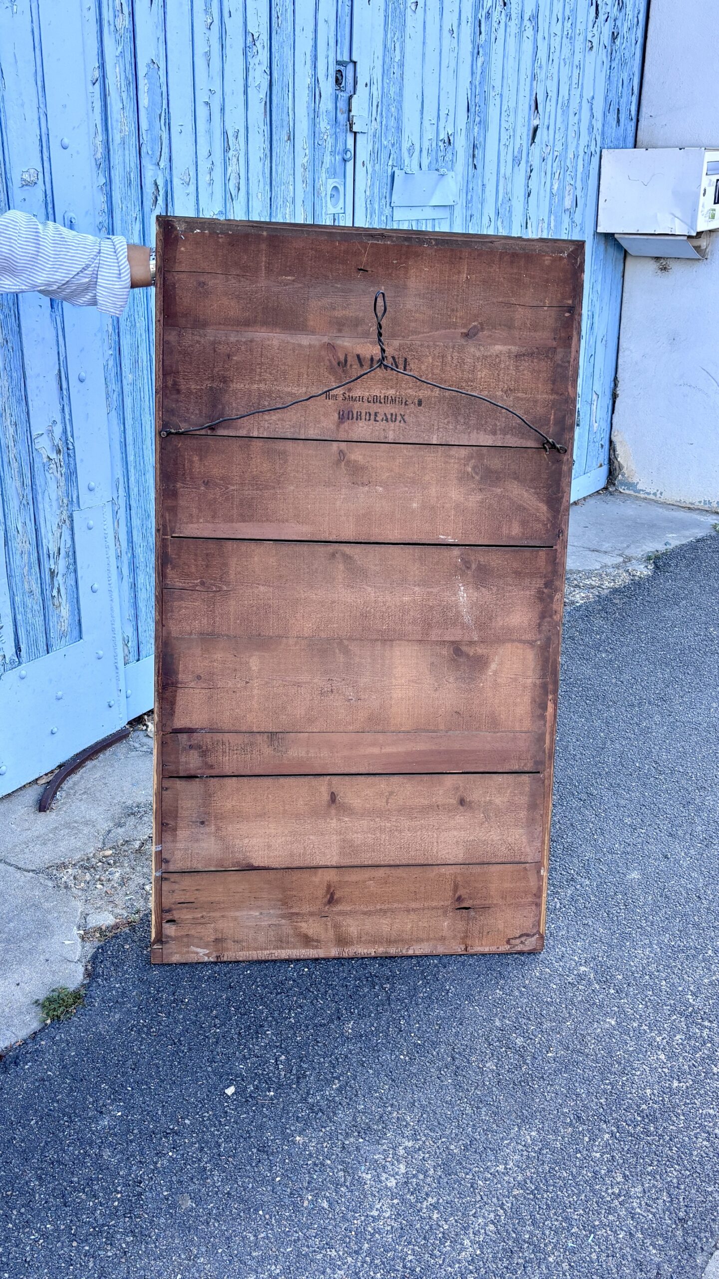 Miroir en bois doré, XXe siècle