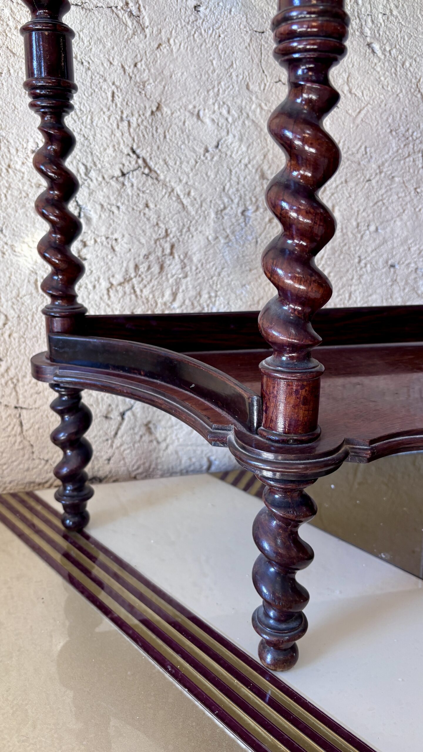 Napoleon III Rosewood Shelf Unit, 19th Century
