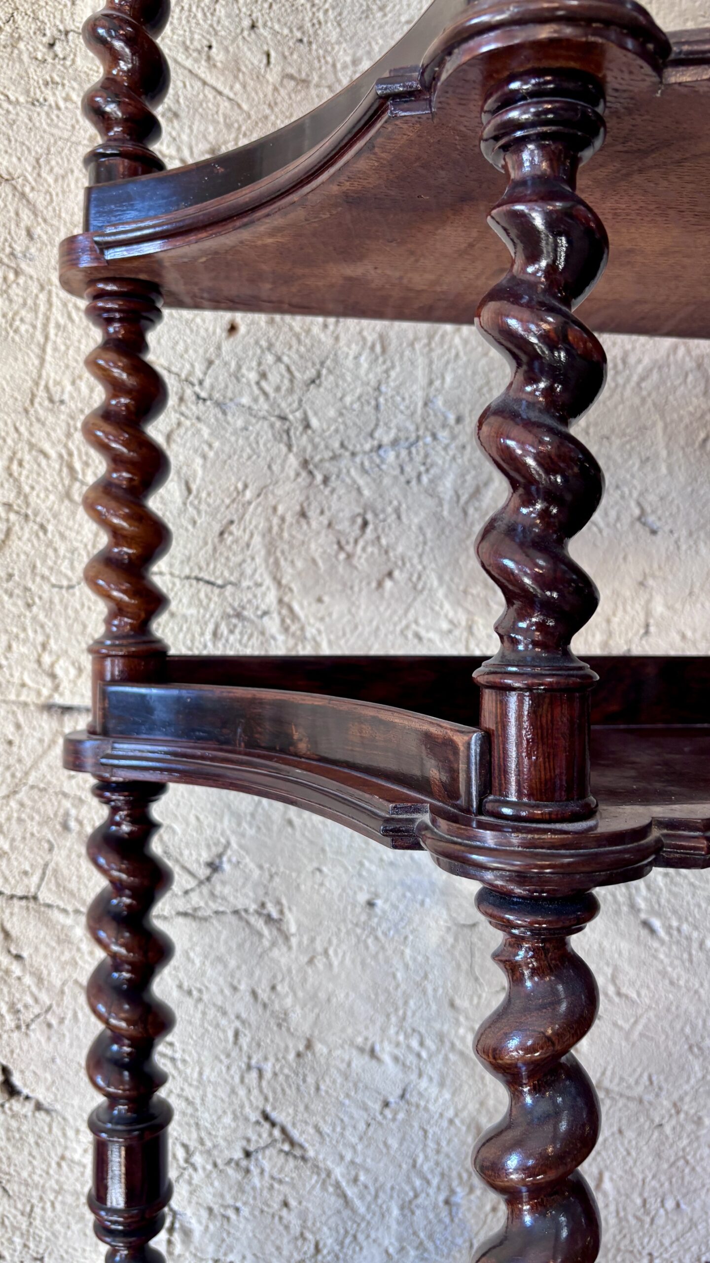 Napoleon III Rosewood Shelf Unit, 19th Century