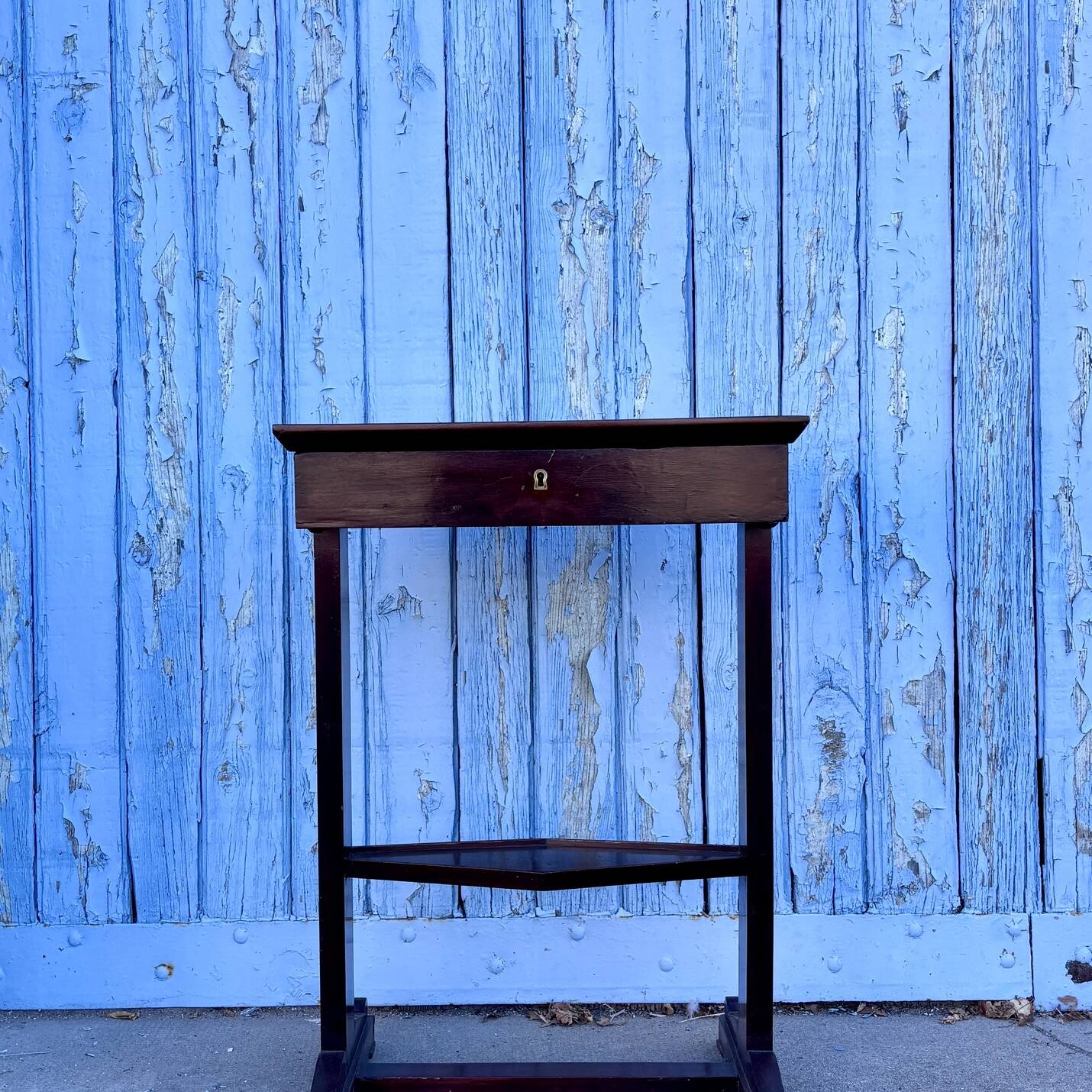 Small Mahogany Vanity Table, 19th Century