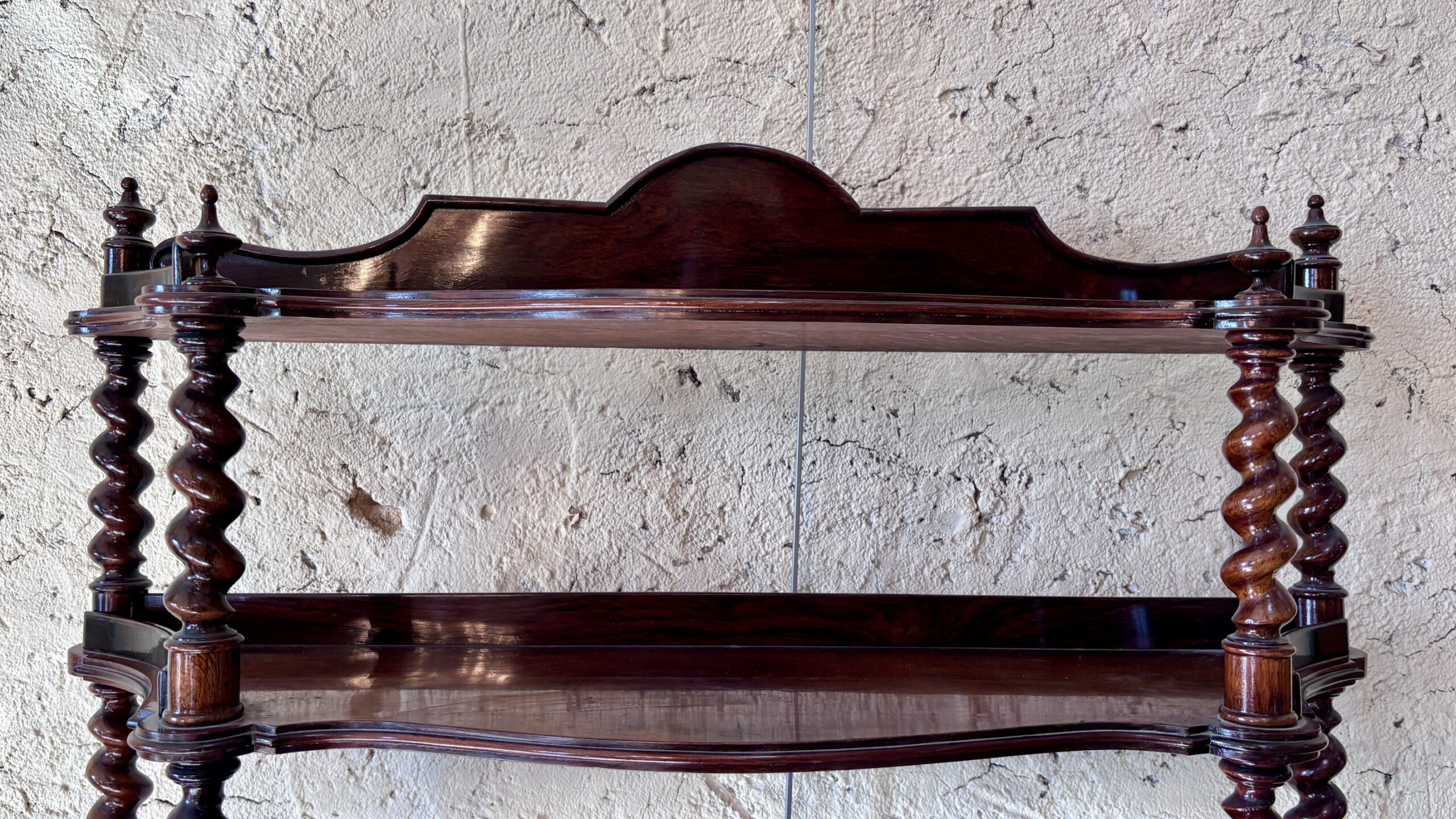 Napoleon III Rosewood Shelf Unit, 19th Century