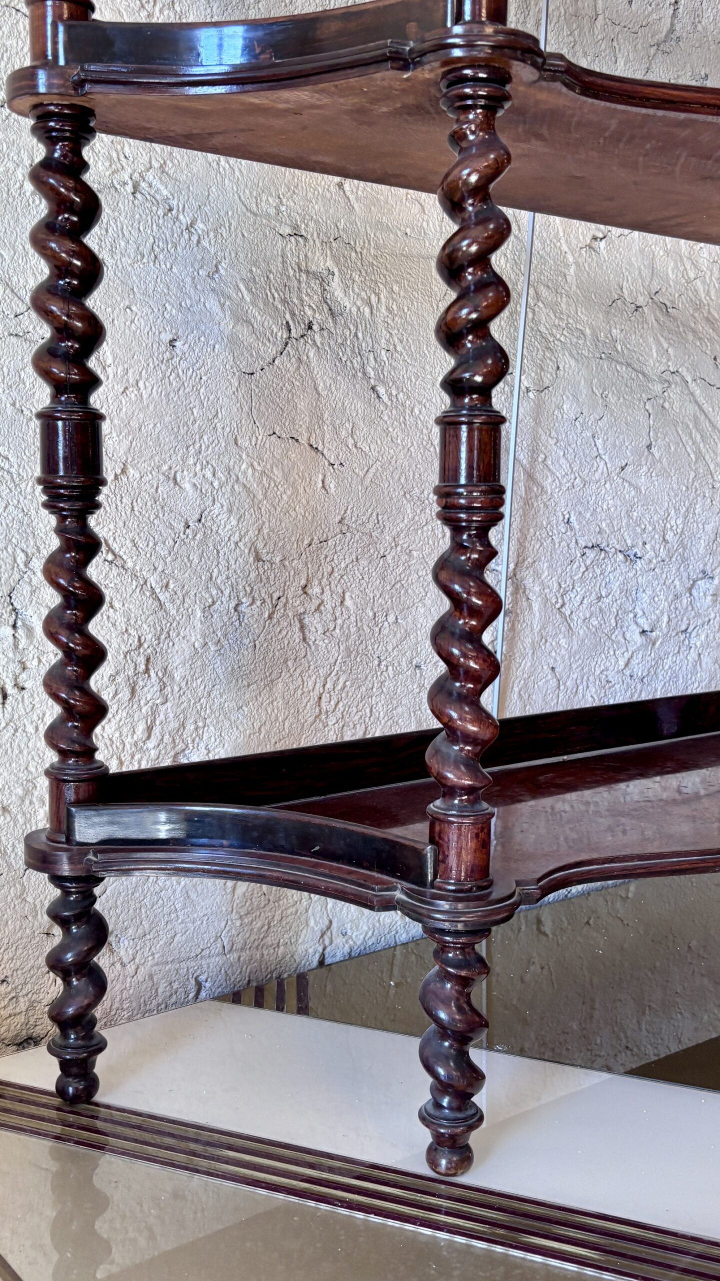 Napoleon III Rosewood Shelf Unit, 19th Century