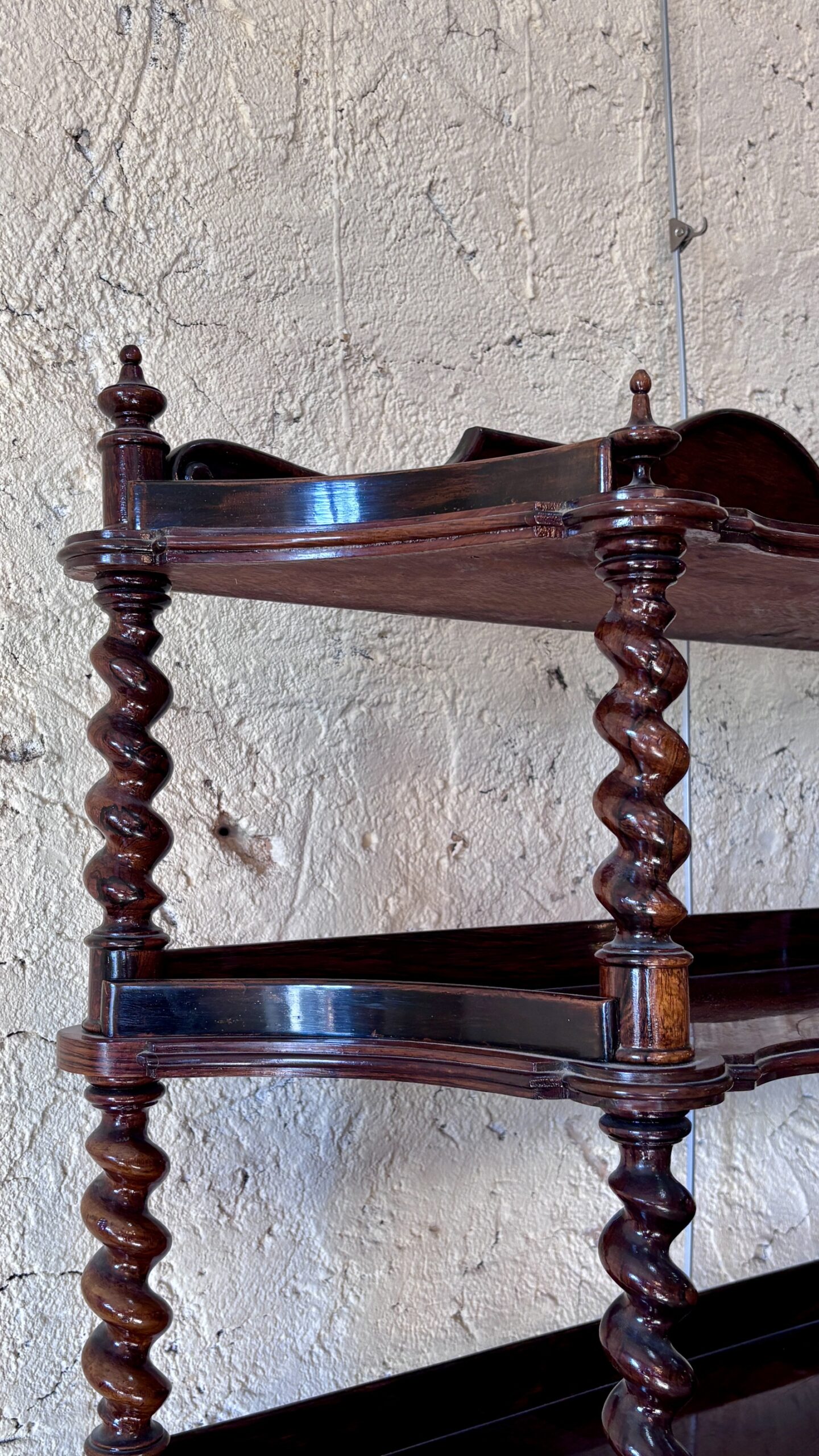 Napoleon III Rosewood Shelf Unit, 19th Century