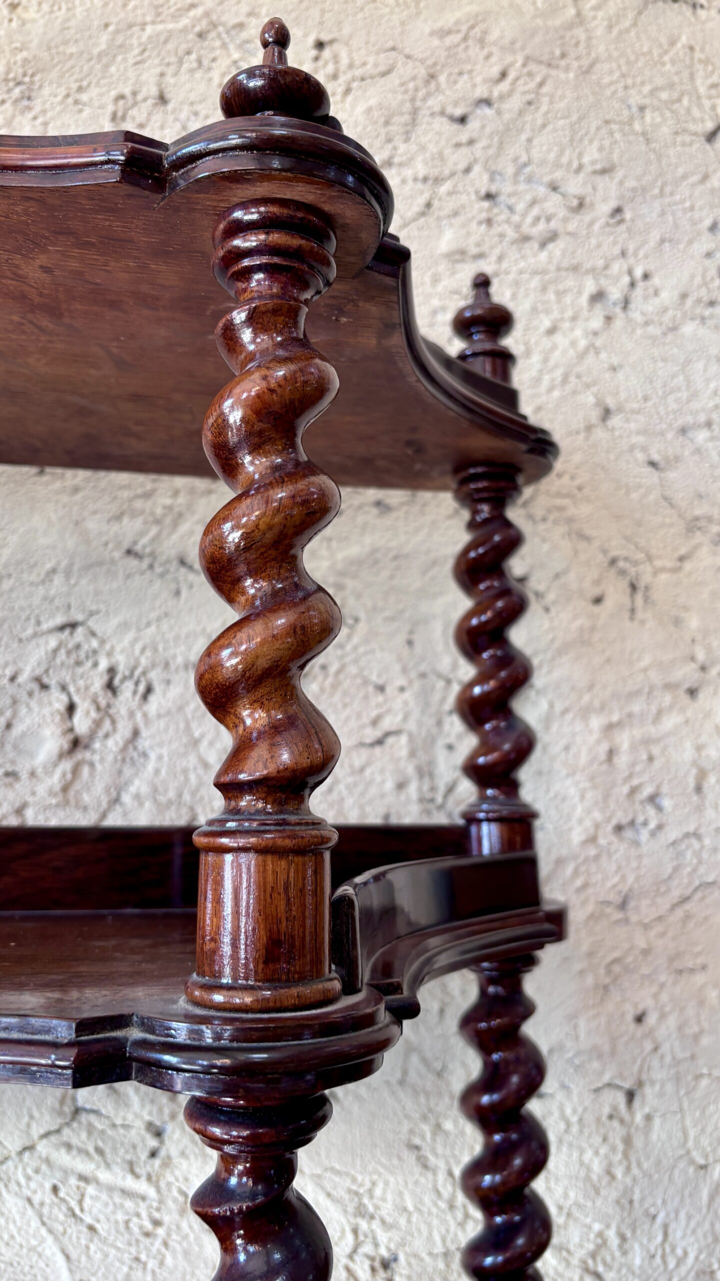 Napoleon III Rosewood Shelf Unit, 19th Century