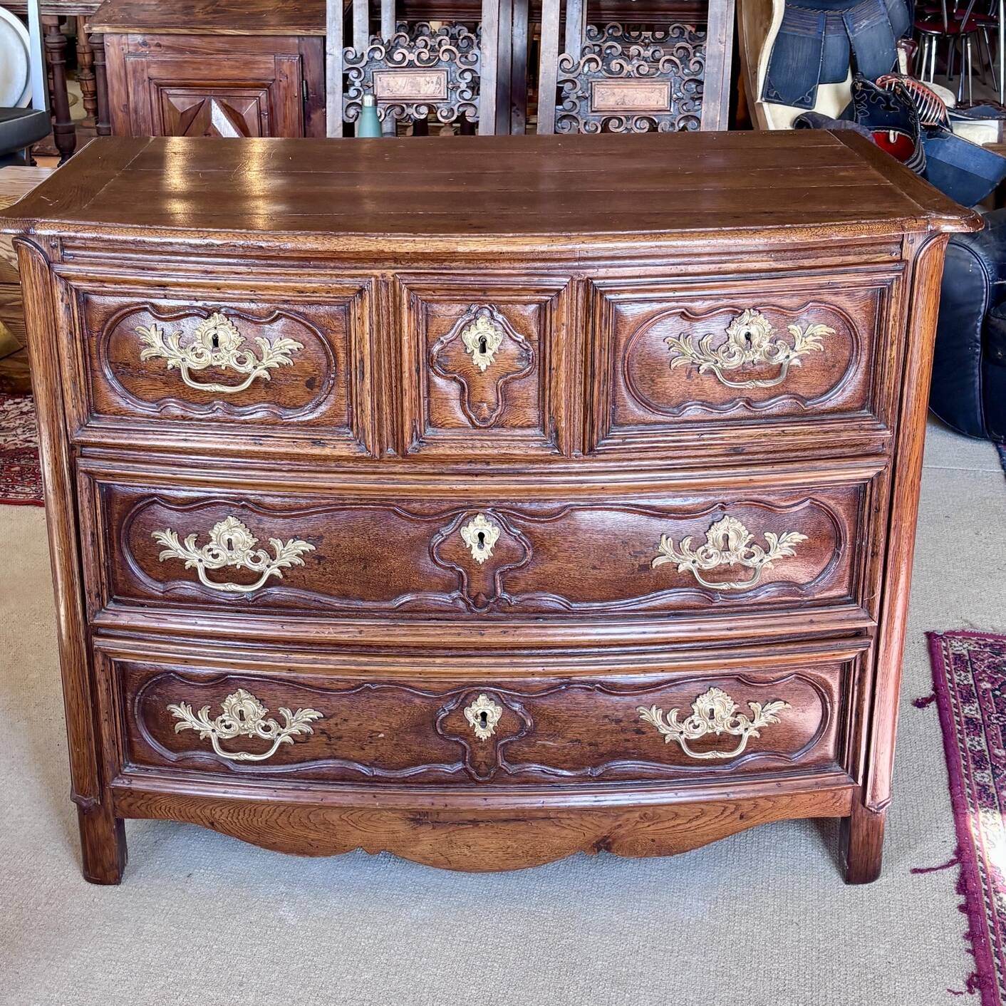 French Regency Period Oak Commode (18th Century)